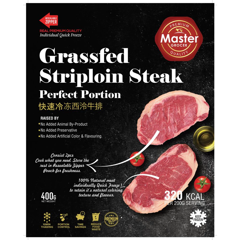 Master Grocer’s Australia Beef Ribeye & Striploin Steak -5pcs - Image 2